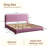Bensu Boucle Upholstered Platform Bed-1495548833-1503004645