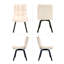 Ensemble de 2 fauteuils de salle à manger pivotants en similicuir (ensemble de 2)-1574121759-1574120534