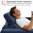 61.4"Wide Zero Clearance Power Recliner Loveseat Sofa with Adjustable Headrest-115594094