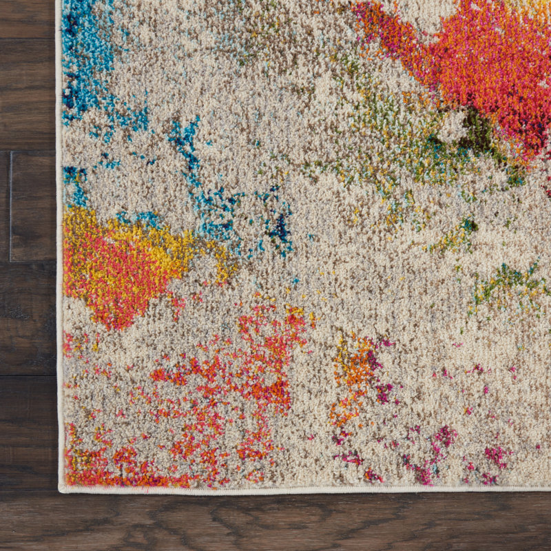 Abstract Indoor Rug, Rectangle 3' x 5'