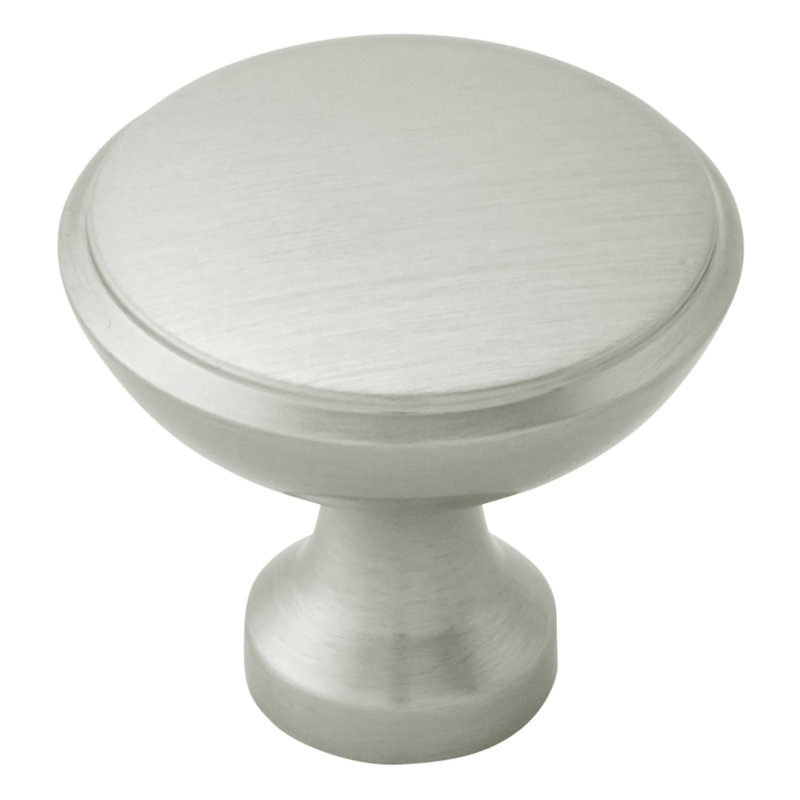 Edgewood Round Knob, Satin Nickel