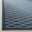 Joyner Looped/Hooked Navy/Beige Indoor/Outdoor Rug-13635644