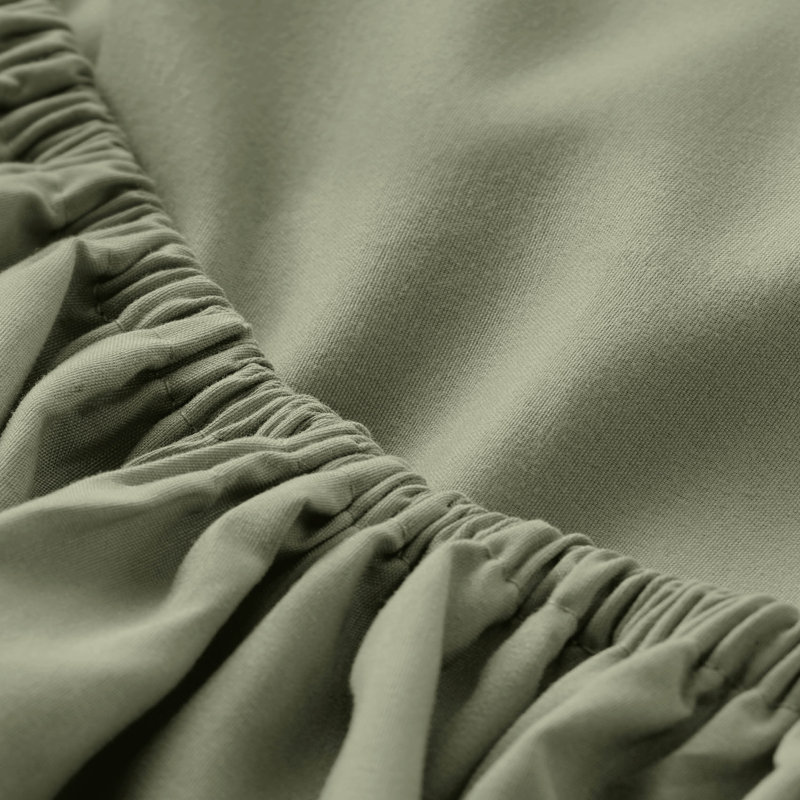 Microfiber Fitted Sheet, Twin XL Fitted Sheet, Sage