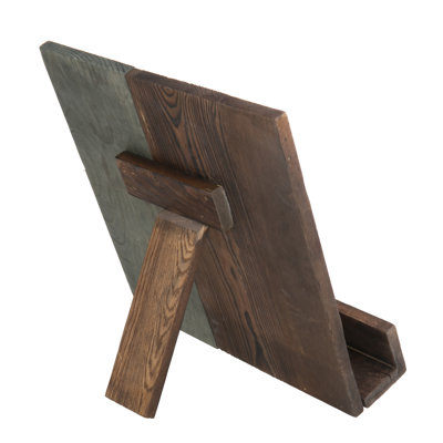 Rustic Wood Countertop Book Stand