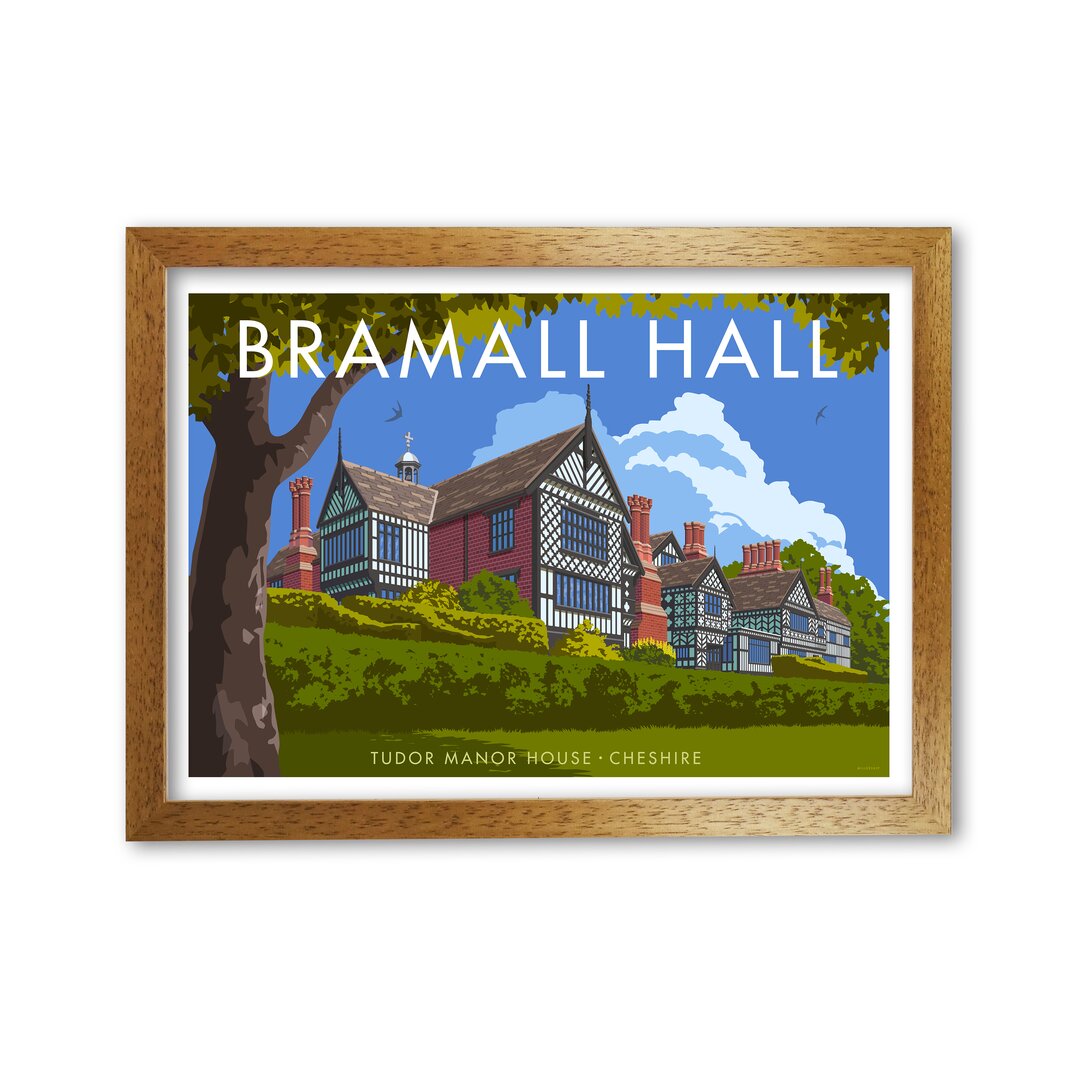 Grafikdruck Bramall von Stephen Millership