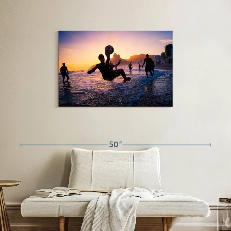 Sport de football sur plage Sireci, H 24 po x l 36 po