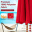 Parasol octogonal en polyester de 114 po Lanis-827865936