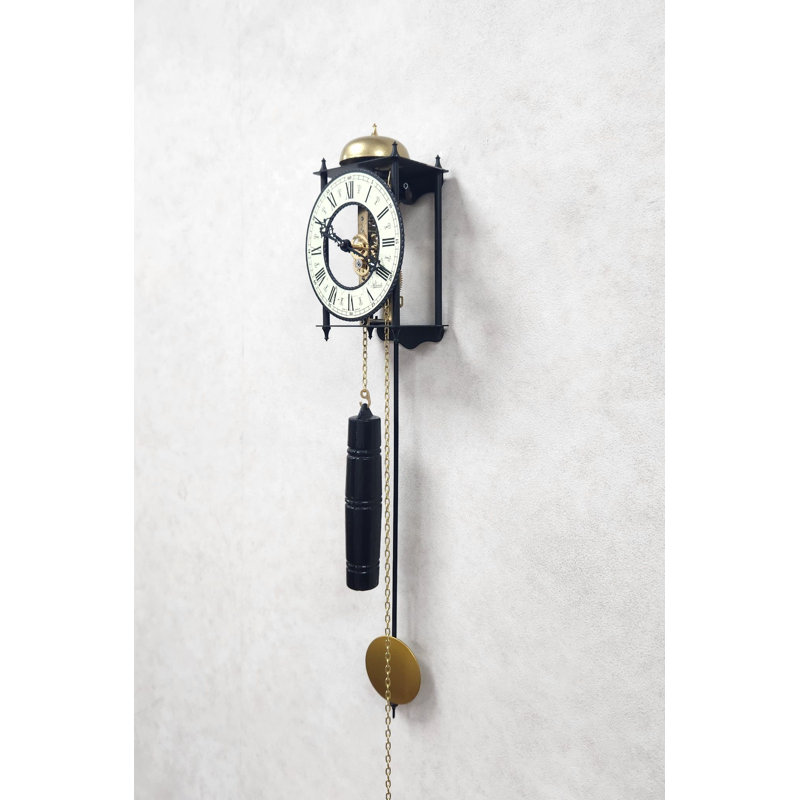 Maselek Metal Wall Clock, Navy