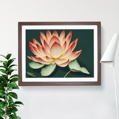 Showstopping Lotus Flower - Framed Print