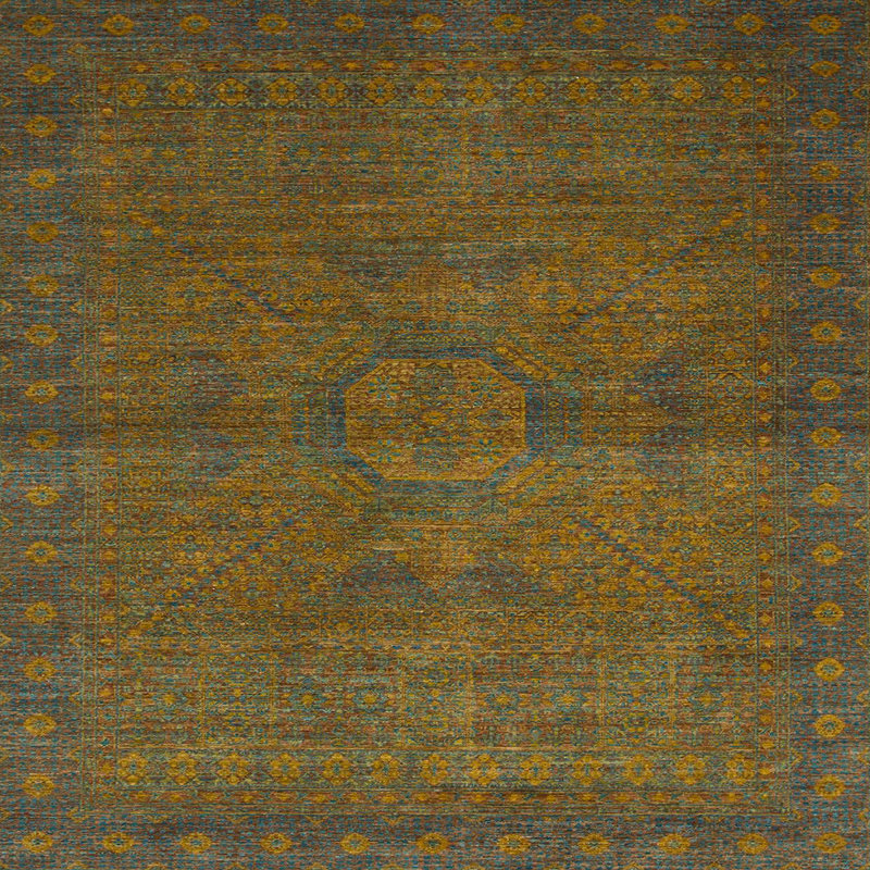 Abstract Indoor Rug, Square 4'