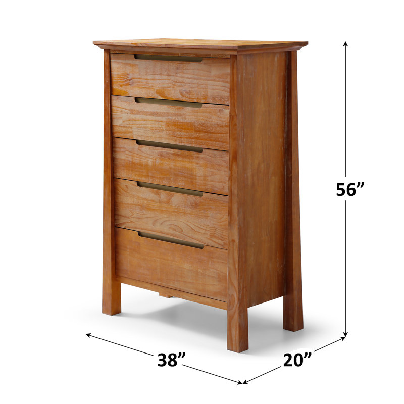 Rustic Madison Wooden Storage Chest – Contemporary Design, Driftwood