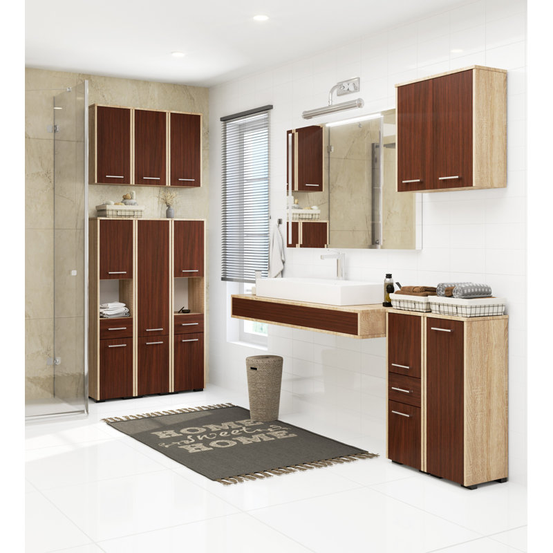 Laz-Son-Wen Freestanding Bathroom Cabinet