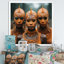 «African Women Tribal Essence» - Art mural tribal africain-1549452003-1549452002