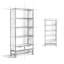 Banting 30"W Solid Wood 4 Shelf Industrial Bookcase with 2 Drawers, Adjustable Shelves, and Metal Base-612032232