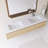72'' Wall Mounted Single Bathroom Vanity With Glossy White Solid Surface Basin-1133831975