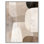 "Earthy Overlays I", reproduction d'art sur toile par Art Remedy, cadre blanc, 16 x 20