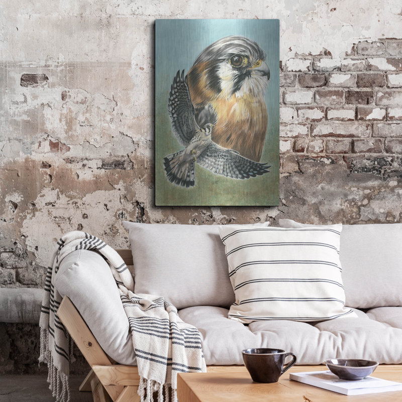«American Kestrel» par Barbara Keith, H 36 po x l 24 po