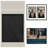 Ashyr Collage Picture Frame, Aluminum Frame with Ivory Mat Holds Two 5x7 Photos, Real Glass-1030374026-1030374027