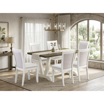 Craita 6 - Person Four Leg Dining Set