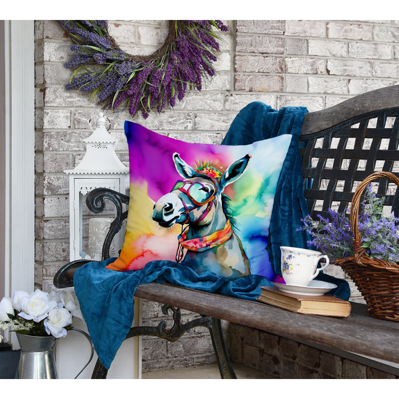 Coussin Hippie, H 18 po x l 18 po