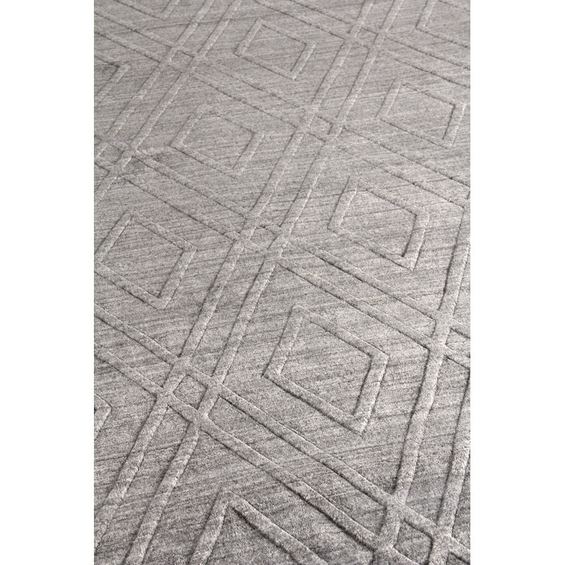 Castelli Geometric Area Rug in Gray, Rectangle 14' x 18'