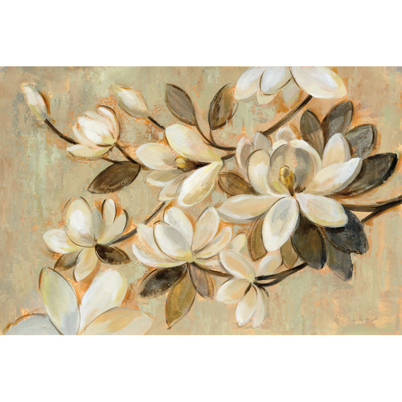 Magnolia Simplicity 1 Piece Wrapped Canvas Painting, 61cm H x 91cm W