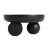 Oris Modern Sculptural MgO Round Coffee Table with Spherical Base-123687337