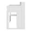 Lit mezzanine simple avec tablettes et garde-robe-1444365820