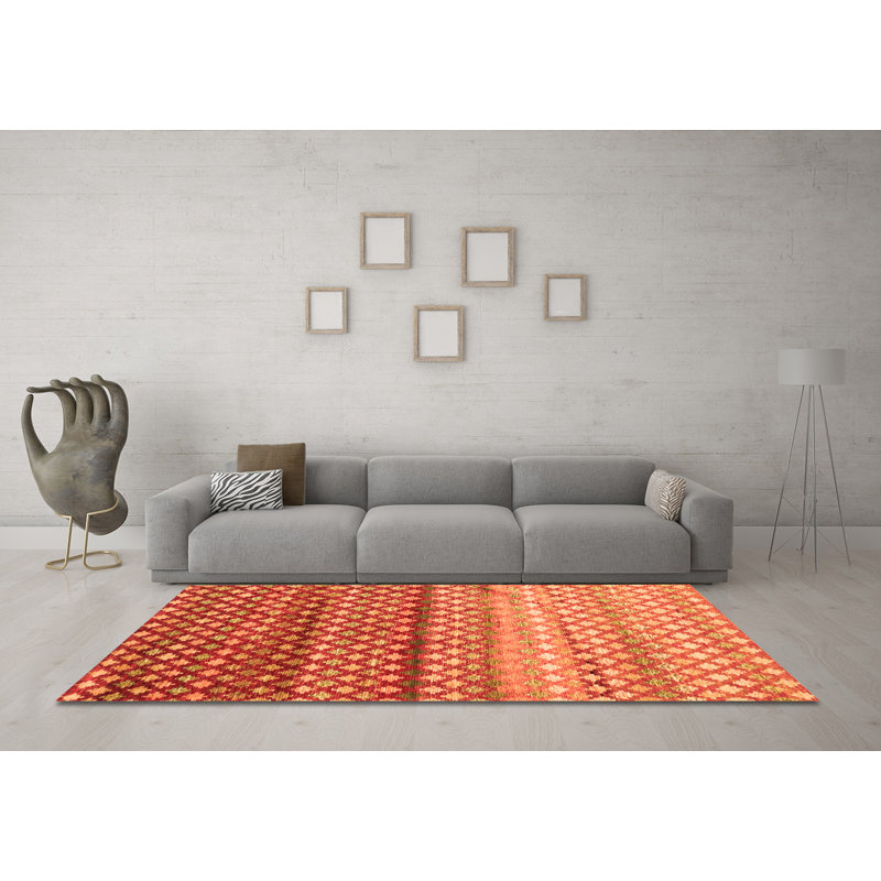 Modoulamin Performance Geometric Indoor Rug, Rectangle 2' x 3'