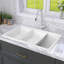 27"L X 19"W Single Farmhouse Granite Composite Sink With Prep Sink And Colander - Durable, Stylish & Multi-Functional Kitchen Solution