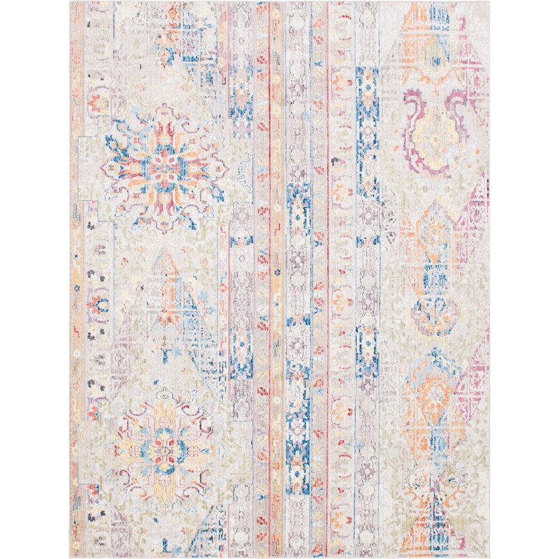 Geometric Indoor Rug, Rectangle 8' x 10'