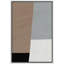 Brun, gris et noir blocs de couleur motifs géométriques minimalisme Mid-Century moderne Edgy foncé-102488223-102488226