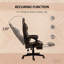 Fauteuil inclinable pivotant en cuir Pu