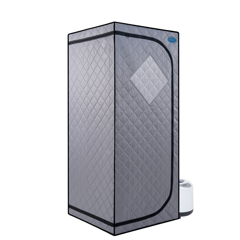 Portable Grey Steam - Home Spa Tranquility Center. 2.2L Capacity Generator. 150F Max Temperature. Accredited. Remote Operated With Timer. Foldable Chair Supplied. Waterproof & Heat Insulating. ,