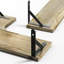 Ensemble de 4 tablettes murales en bois-1591084320