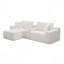 Modular Sectional Sofa, Deep Seat Corduroy Cloud Couch with Cup Holders, USB Ports & Storage Box, Sleeper Sofa Couch Boneless Couches With Movable Ottoman for Living Room, No Assembly Required-242565625-242565606