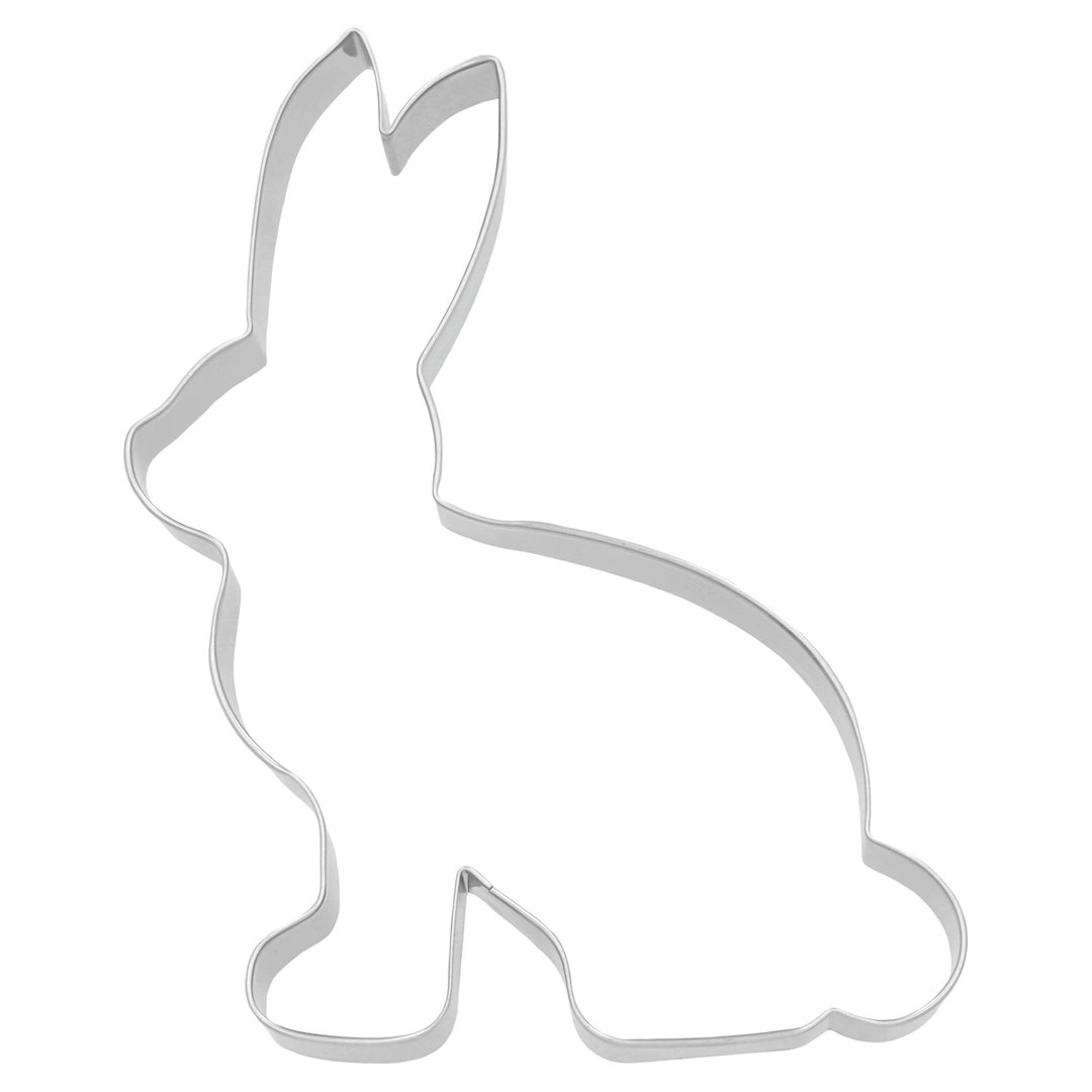 Ausstechform XXL Hase, 14 Cm, Edelstahl PG Grün