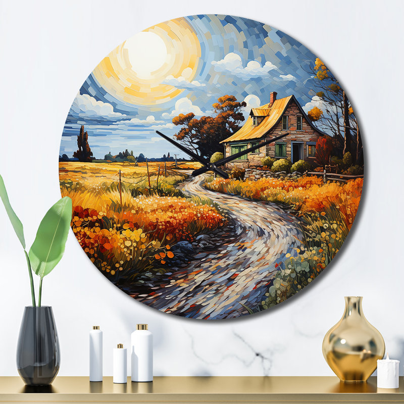 Horloge murale en métal Kandance, Grand