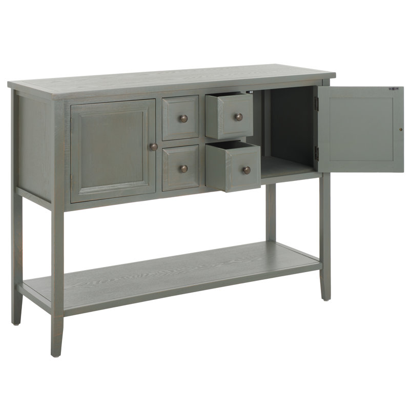Console en bois massif 45,7 po Sadie, Gris français