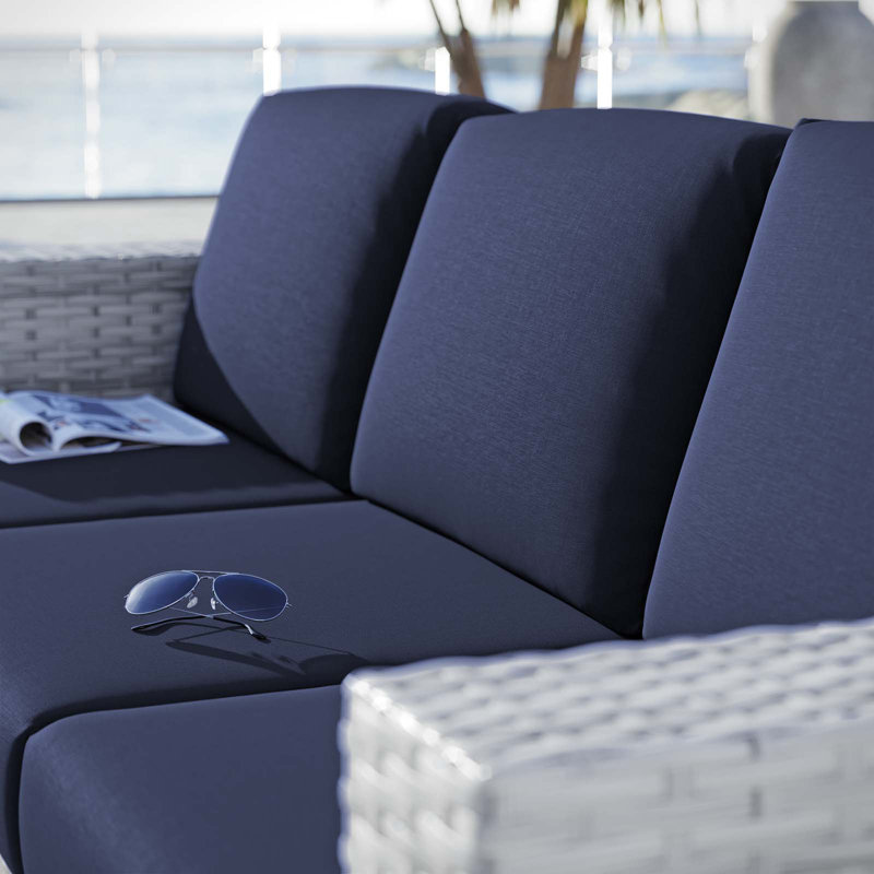 Convene Outdoor Patio Sofa, Navy