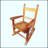 Cateluta Solid Wood Rocking Adirondack Chair Sturdy slatted back rest for comfort and safety Constructed of solid hardwood-2111211004