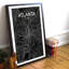 « atlanta city map », reproduction d’impression sur affiche en luxe-31736658