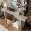 Console rustique à finition bois vieilli-1465338107