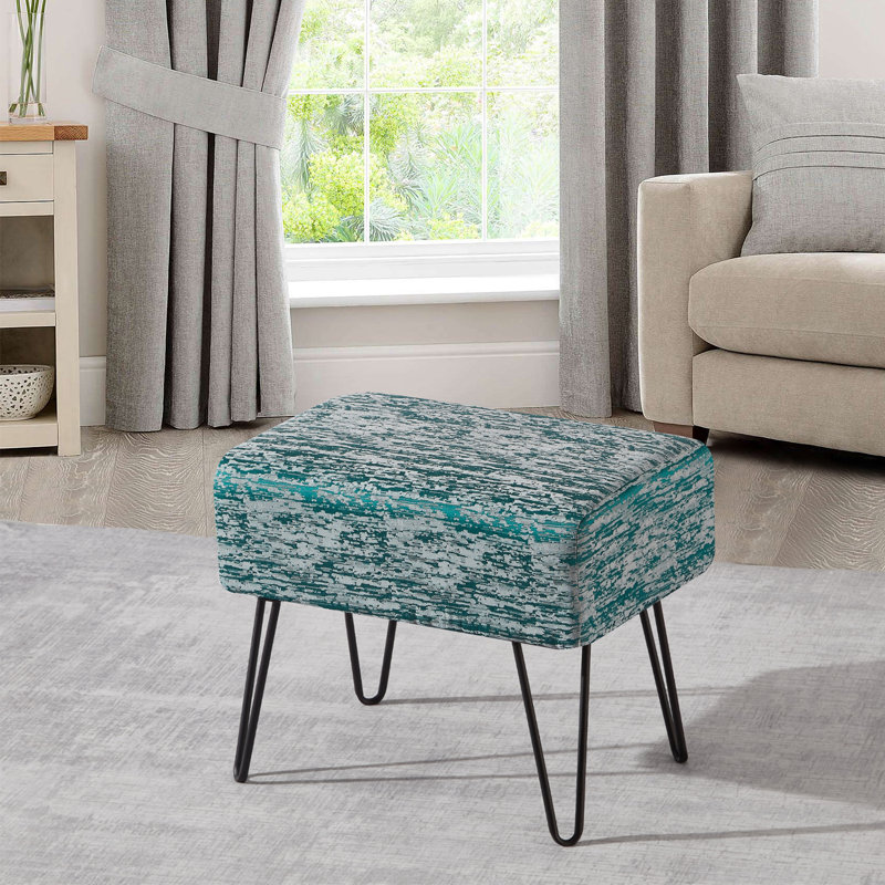 48.3cm Wide Rectangle Solid Colour Standard Ottoman, Alhambra