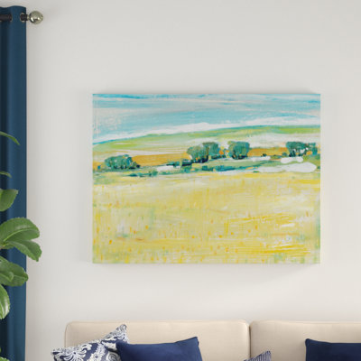 « summer heat i », peinture sur toile tendue