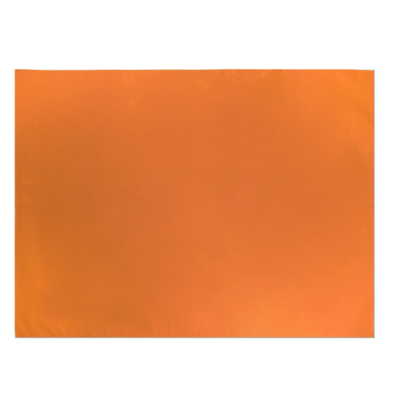 Panama Rectangular Solid Colour Tablecloth, 140cm W x 180cm L, Orange