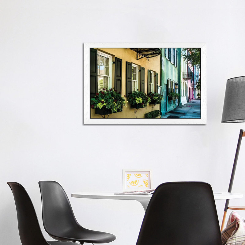 Charleston - Print, 101.6 cm H x 66.04 cm W, White Floater Frame
