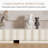 118” Modern TV Stands with 5 Drawers, Glossy Sintered Stone Table Top, White,Not Assembled Need