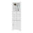 Triangle Tall Cabinet With 3 Drawers And Adjustable Shelves For Bathroom, Kitchen Or Living Room, MDF Board With Painted Finish-459170413
