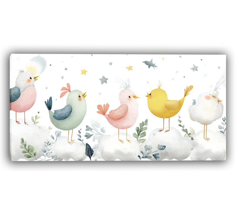 Ensemble de tweets sur toile tendue, H 20 po x l 40 po
